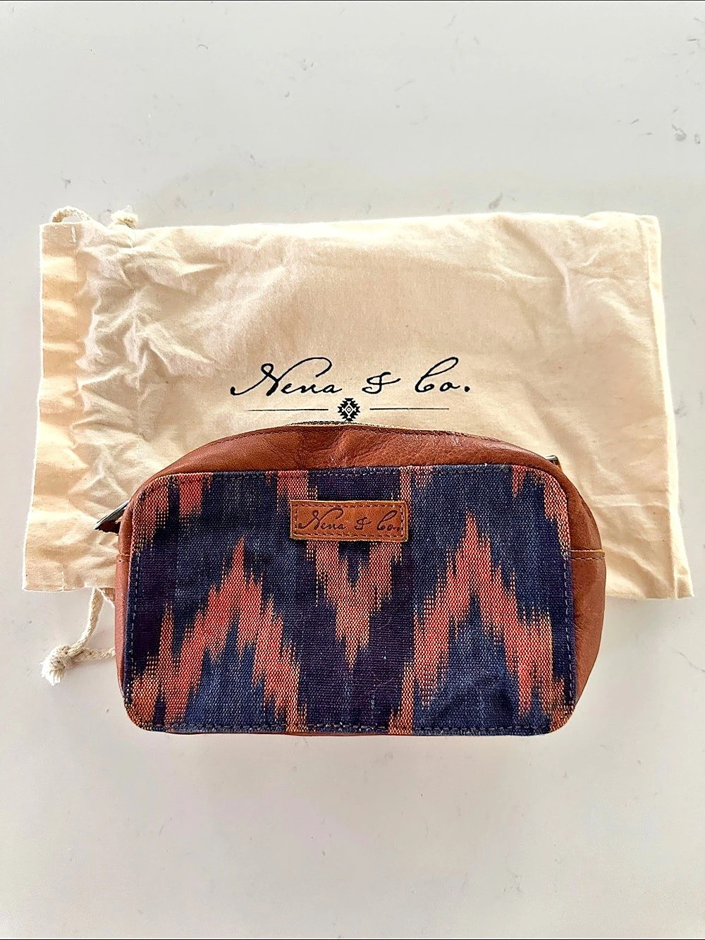 Nena & Co. Geometric Double-Zip Bag